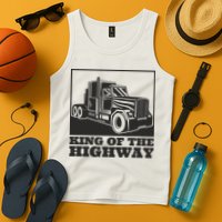 King Of The Highway Trucker Tank Top
