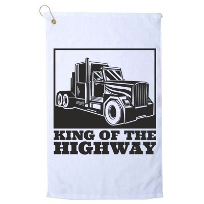 King Of The Highway Trucker Golf Towel