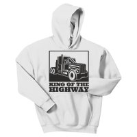 King Of The Highway Trucker Kids Hoodie