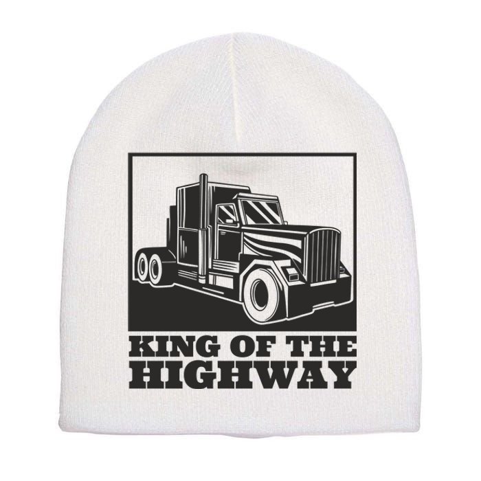 King Of The Highway Trucker Short Acrylic Beanie