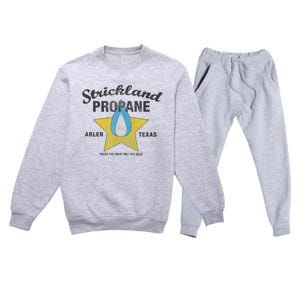 King Of The Hill Strickland Propane Arlen, Tx Premium Crewneck Sweatsuit Set