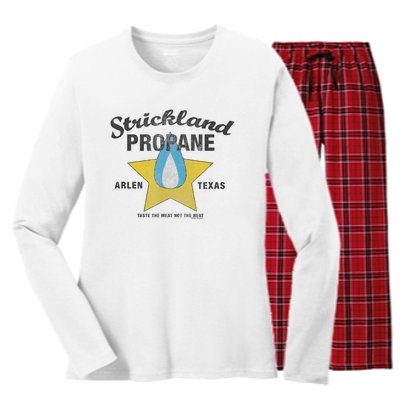 King Of The Hill Strickland Propane Arlen, Tx Women's Long Sleeve Flannel Pajama Set 