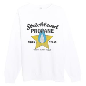 King Of The Hill Strickland Propane Arlen, Tx Premium Crewneck Sweatshirt