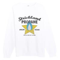 King Of The Hill Strickland Propane Arlen, Tx Premium Crewneck Sweatshirt