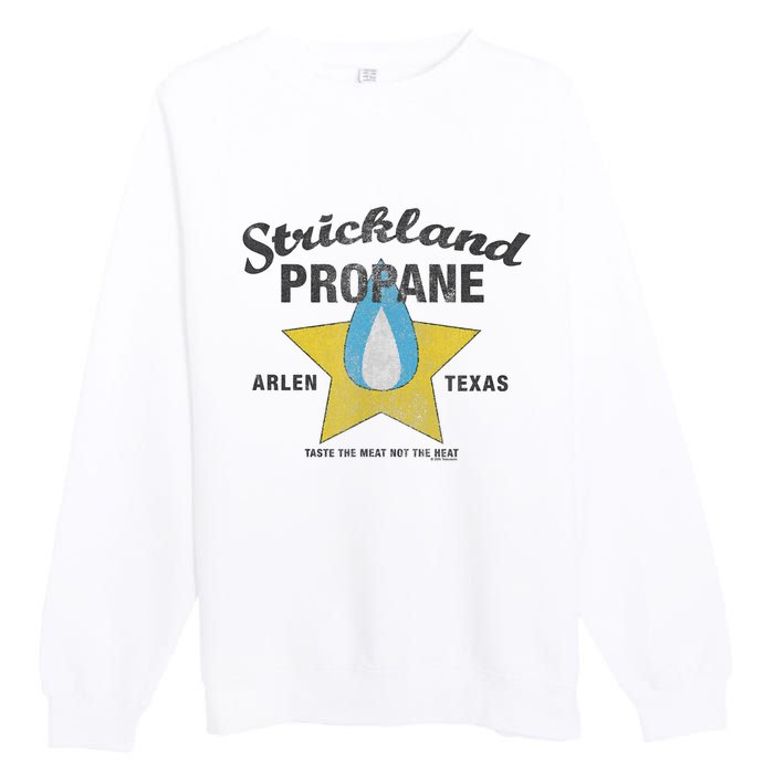 King Of The Hill Strickland Propane Arlen, Tx Premium Crewneck Sweatshirt