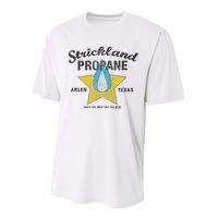 King Of The Hill Strickland Propane Arlen, Tx Performance Sprint T-Shirt