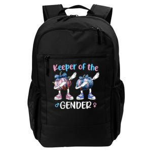 Keeper Of The Gender Halloween Pumpkin Baby Announcement Daily Commute Backpack