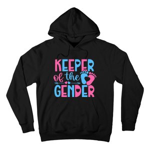 Keeper Of The Gender Gender Reveal Party Baby Shower Hoodie