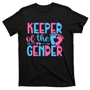 Keeper Of The Gender Gender Reveal Party Baby Shower T-Shirt