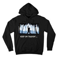 Keep on Truckin Bigfoot Forest Vintage Funny Tee Hoodie