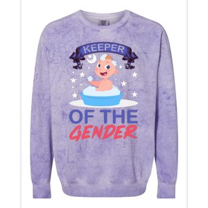 Keeper Of The Gender Colorblast Crewneck Sweatshirt