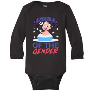 Keeper Of The Gender Baby Long Sleeve Bodysuit