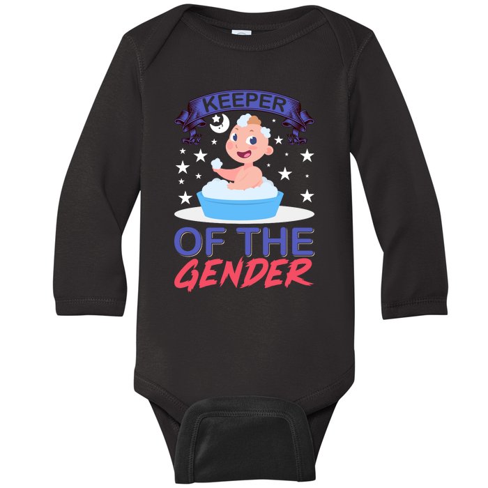 Keeper Of The Gender Baby Long Sleeve Bodysuit