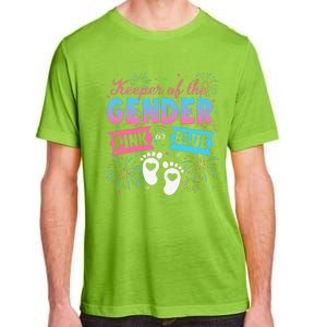 Keeper Of The Gender Or Blue Gender Reveal Fireworks Adult ChromaSoft Performance T-Shirt