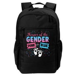 Keeper Of The Gender Or Blue Gender Reveal Fireworks Daily Commute Backpack