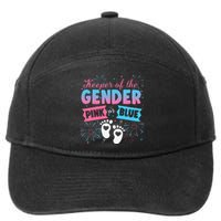 Keeper Of The Gender Or Blue Gender Reveal Fireworks 7-Panel Snapback Hat