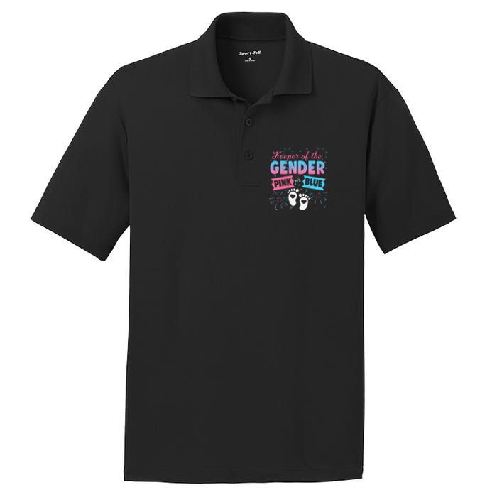 Keeper Of The Gender Or Blue Gender Reveal Fireworks PosiCharge RacerMesh Polo