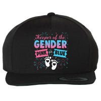 Keeper Of The Gender Or Blue Gender Reveal Fireworks Wool Snapback Cap