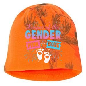 Keeper Of The Gender Or Blue Gender Reveal Fireworks Kati - Camo Knit Beanie