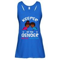 Keeper Of The Gender Big Sis Loves You African American Gift Ladies Essential Flowy Tank