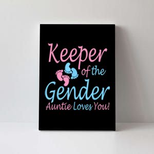 Keeper Of The Gender Auntie Gender Reveal Party Idea Canvas