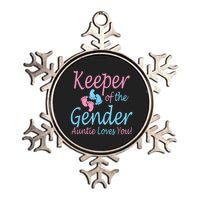 Keeper Of The Gender Auntie Gender Reveal Party Idea Metallic Star Ornament