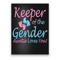 Keeper Of The Gender Auntie Gender Reveal Party Idea Poster