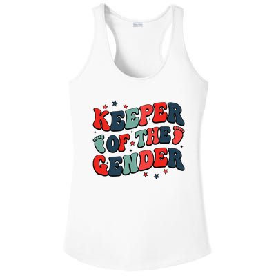 Keeper Of The Gender 4th Of July Reveal Ladies PosiCharge Competitor Racerback Tank