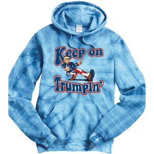 Keep On Trumpin Trump For President 2024 Tie Dye Hoodie