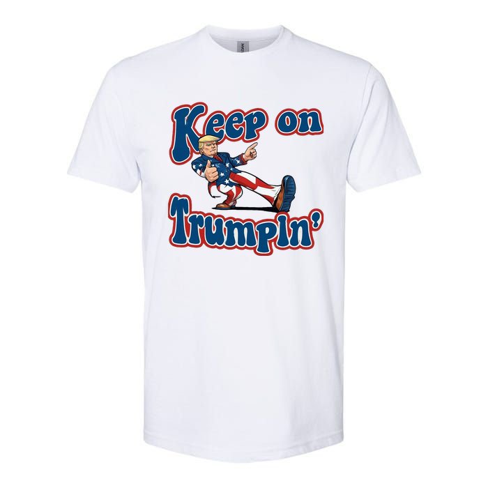 Keep On Trumpin Trump For President 2024 Softstyle CVC T-Shirt