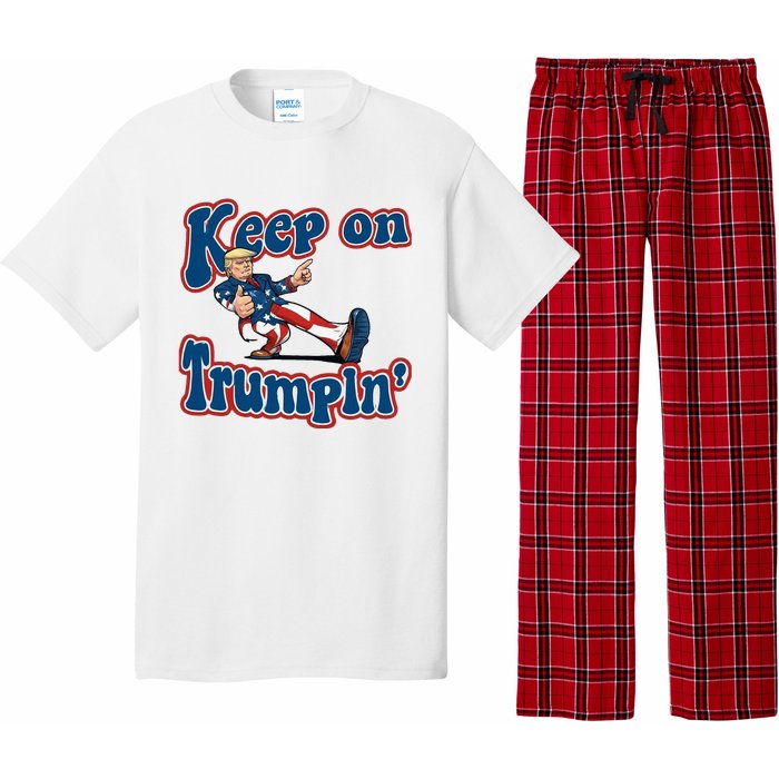 Keep On Trumpin Trump For President 2024 Pajama Set