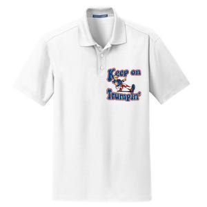 Keep On Trumpin Trump For President 2024 Dry Zone Grid Polo