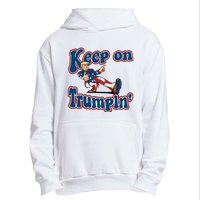 Keep On Trumpin Trump For President 2024 Urban Pullover Hoodie