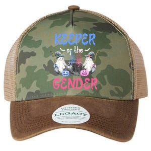 Keeper Of The Gender Booy Or Ghoul Gender Reveal Decoration Gift Legacy Tie Dye Trucker Hat