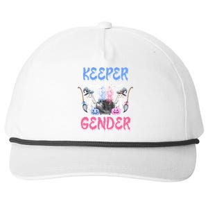 Keeper Of The Gender Booy Or Ghoul Gender Reveal Decoration Gift Snapback Five-Panel Rope Hat