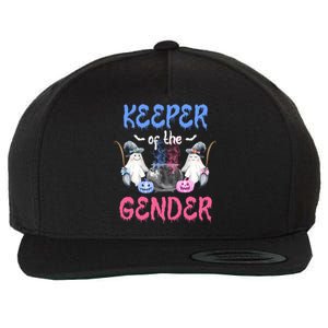 Keeper Of The Gender Booy Or Ghoul Gender Reveal Decoration Gift Wool Snapback Cap