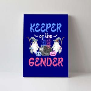 Keeper Of The Gender Booy Or Ghoul Gender Reveal Decoration Gift Canvas