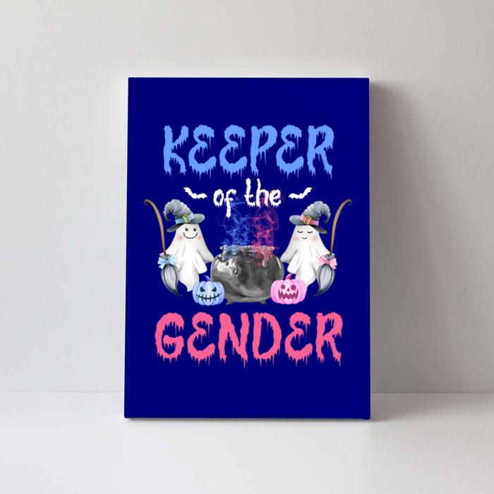 Keeper Of The Gender Booy Or Ghoul Gender Reveal Decoration Gift Canvas