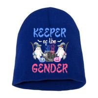 Keeper Of The Gender Booy Or Ghoul Gender Reveal Decoration Gift Short Acrylic Beanie