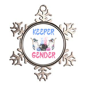 Keeper Of The Gender Booy Or Ghoul Gender Reveal Decoration Gift Metallic Star Ornament