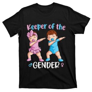 Keeper Of The Gender Reveal Party Baby Announcement  T-Shirt