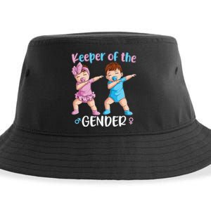 Keeper Of The Gender Reveal Party Baby Announcement  Sustainable Bucket Hat