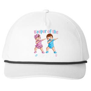 Keeper Of The Gender Reveal Party Baby Announcement  Snapback Five-Panel Rope Hat