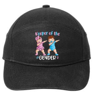 Keeper Of The Gender Reveal Party Baby Announcement  7-Panel Snapback Hat