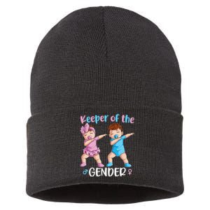 Keeper Of The Gender Reveal Party Baby Announcement  Sustainable Knit Beanie