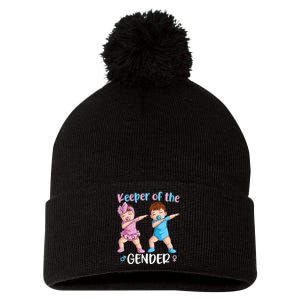 Keeper Of The Gender Reveal Party Baby Announcement  Pom Pom 12in Knit Beanie