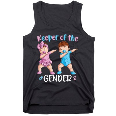 Keeper Of The Gender Reveal Party Baby Announcement  Tank Top