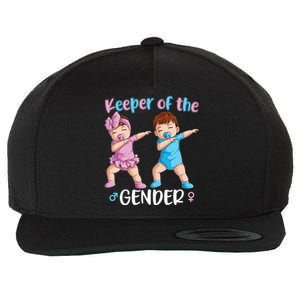 Keeper Of The Gender Reveal Party Baby Announcement  Wool Snapback Cap