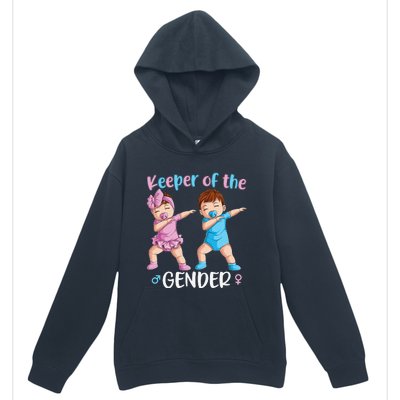 Keeper Of The Gender Reveal Party Baby Announcement  Urban Pullover Hoodie