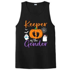 Keeper Of The Gender Reveal Halloween Pregnancy Pumpkin Gift PosiCharge Competitor Tank